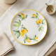 Lemon Pattern Porcelain Plate Small